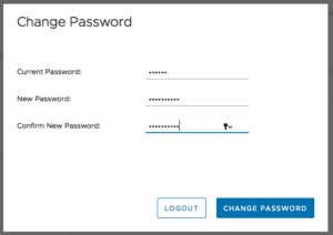 DPC Changing the Default Password
