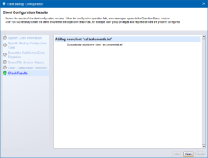client accelerating networker