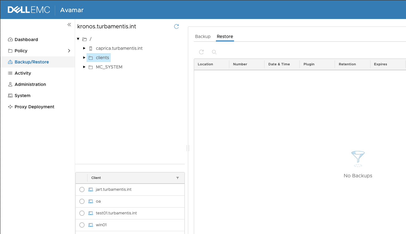 Basics – Recovering SQL Databases as Files in Avamar – Data Protection Hub