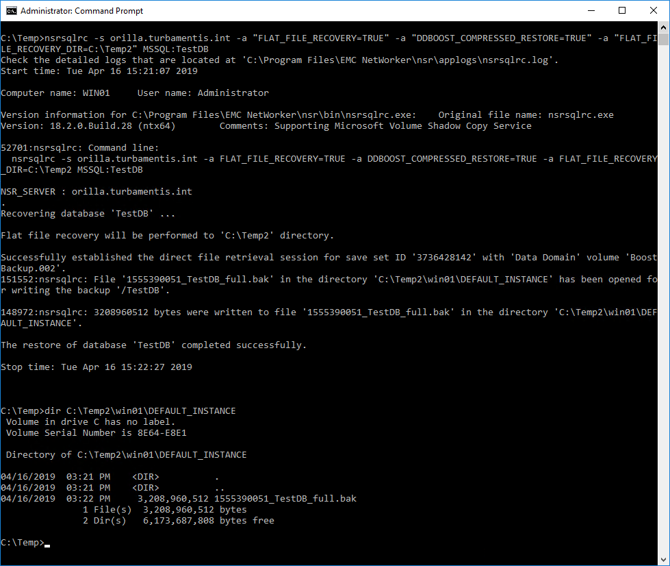 Basics – Recovering Microsoft SQL Server Databases as Flat Files – Data ...