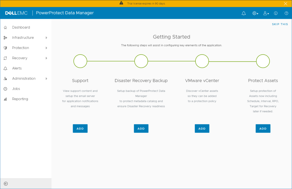 PowerProtect Data Manager Quick Glance Data Protection Hub
