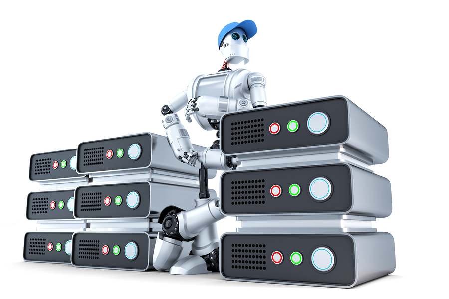Robot with Servers