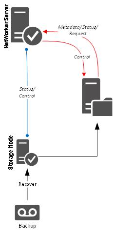 Pattern for Recovery from Tape via a Storage Node