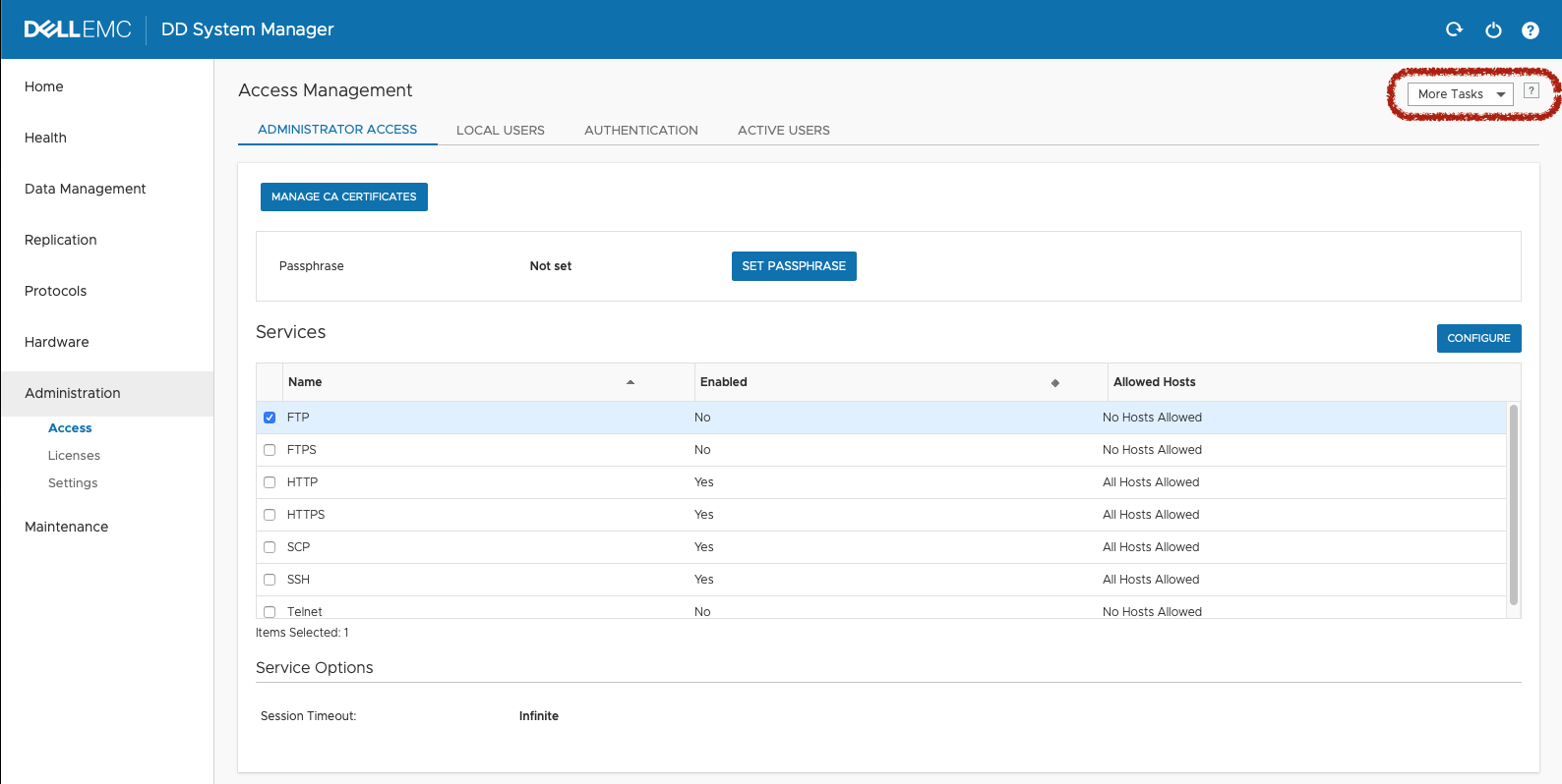 Data Domain Basics – Hardening Password Controls – Data Protection Hub