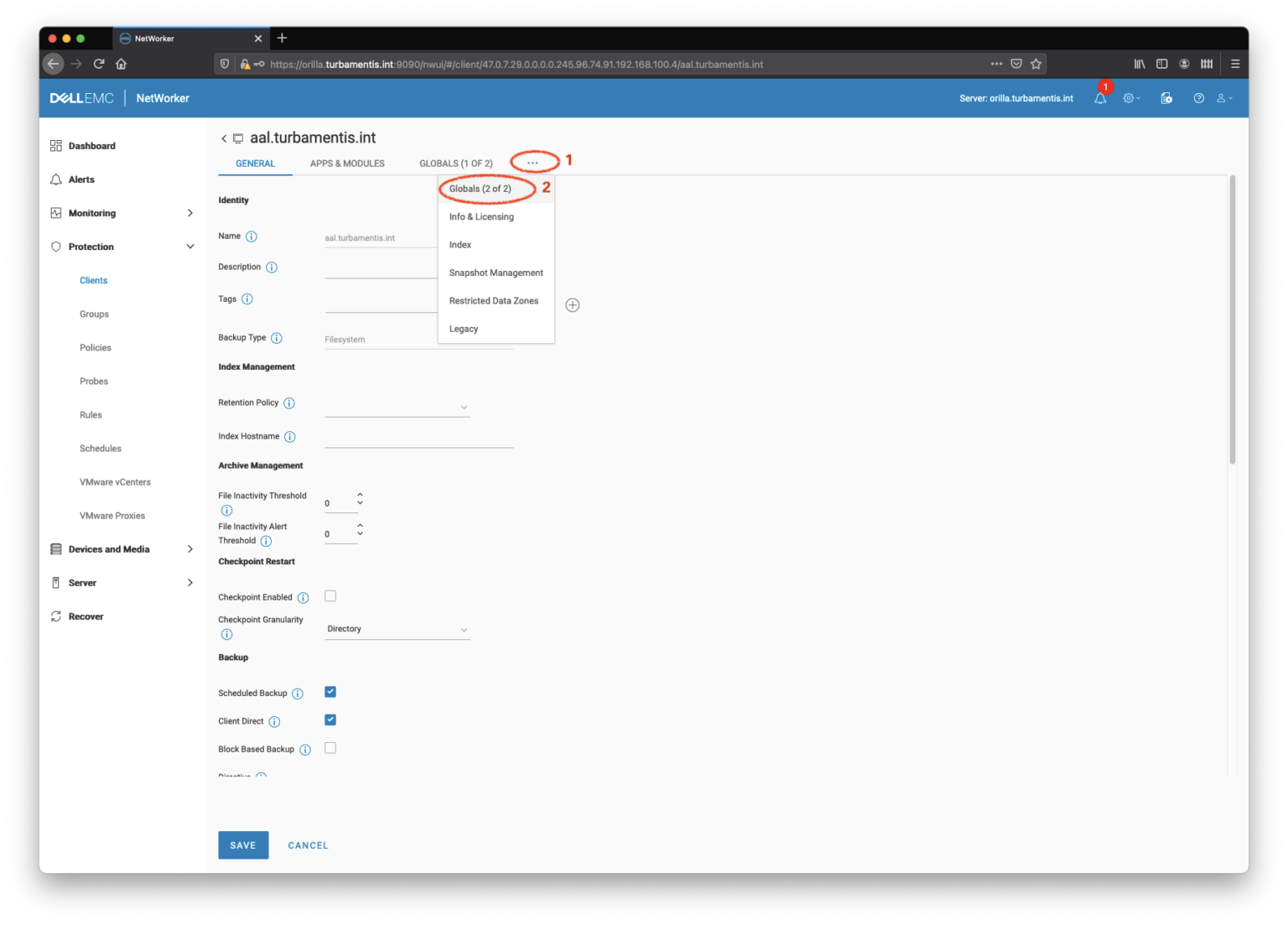 Basics – Retiring Clients in NetWorker 19.4 | Data Protection Hub