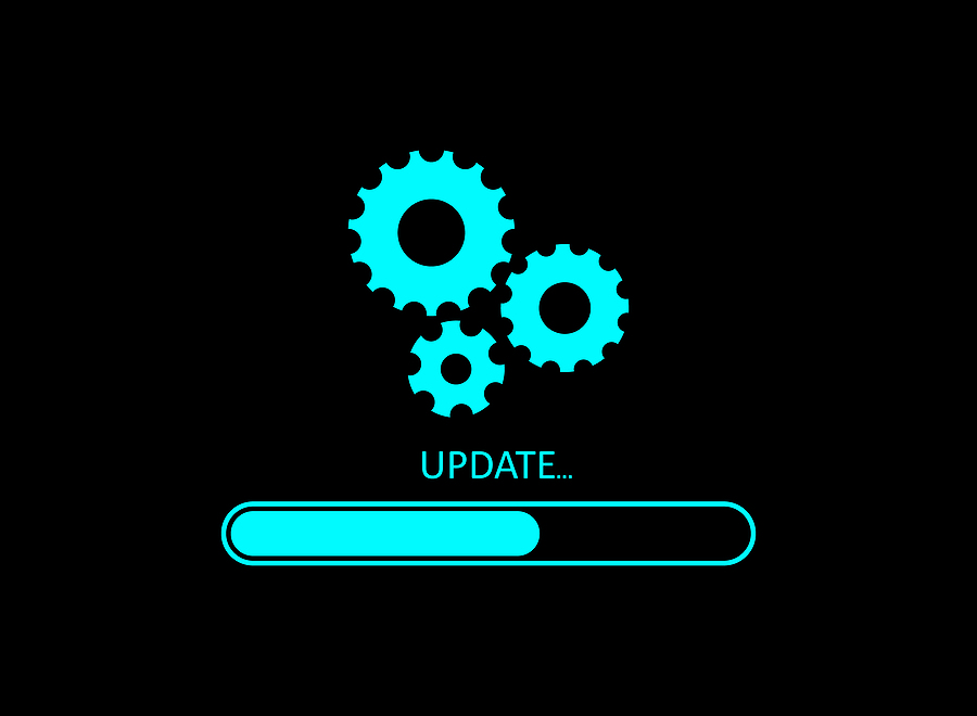 Update progress bar with gears