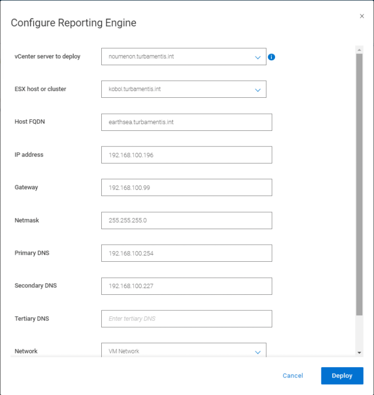 Configuring the PowerProtect Data Manager Report Engine Data